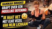 Hannah Brooks grapt over moeilijke oefening in de sportschool: “Ik haat het met elke vezel van mijn lichaam”