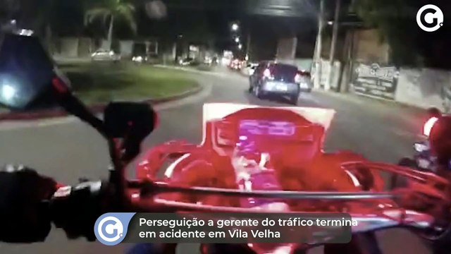 Perseguição a gerente do tráfico termina em acidente em Vila Velha