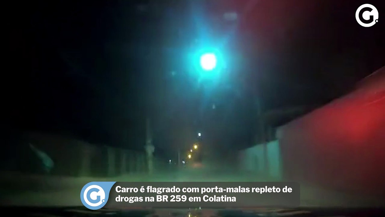 PRF flagra carro com drogas no porta-malas na BR 259 em Colatina