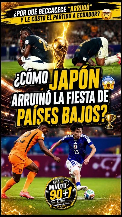 ¿Cómo Japón arruinó la fiesta de Países Bajos? 😱🏆 #Mundial2026