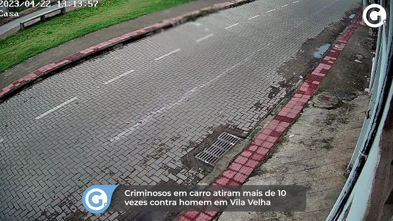 Criminosos em carro atiram mais de 10 vezes contra homem em Vila Velha