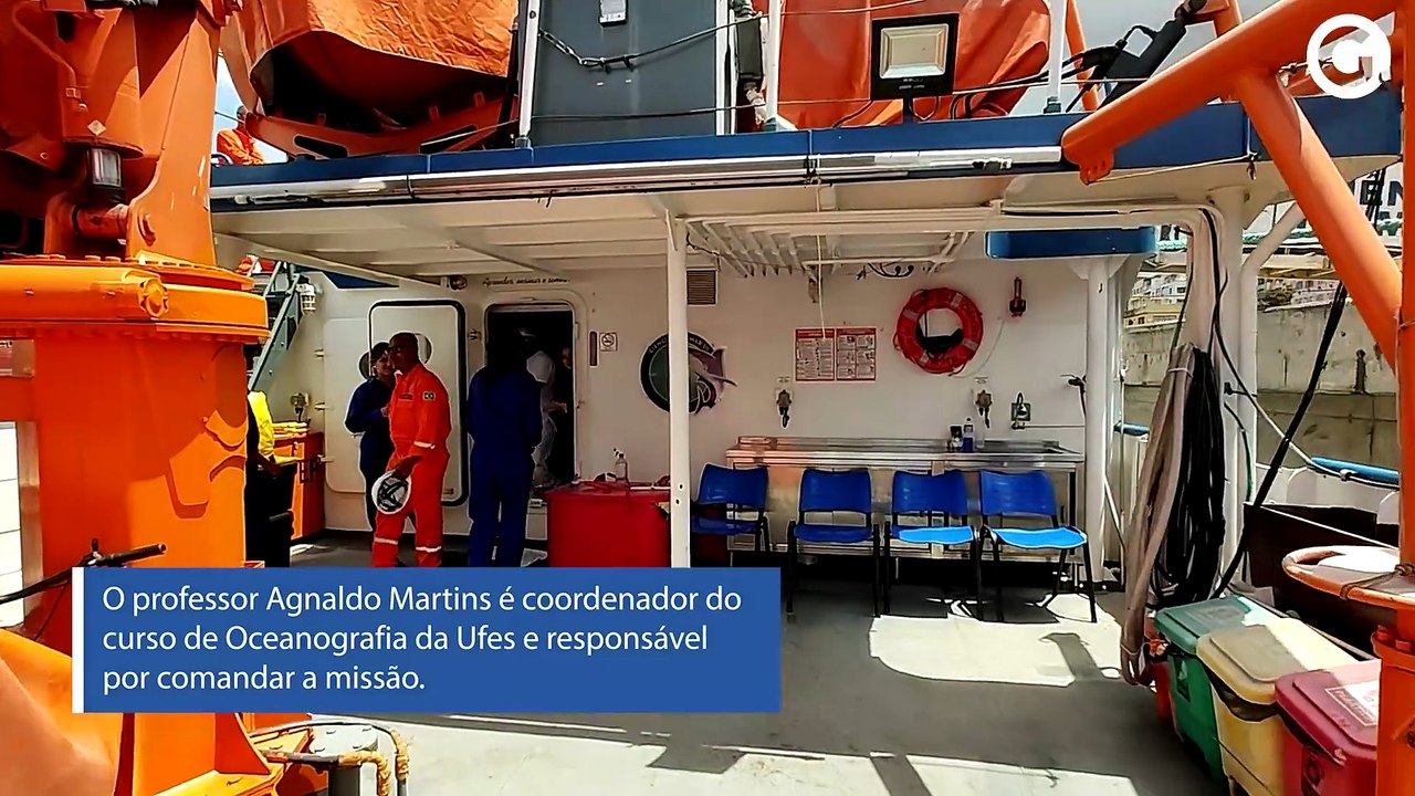 Da cozinha aos computadores: conheça o navio-escola que leva estudantes da Ufes para alto-mar