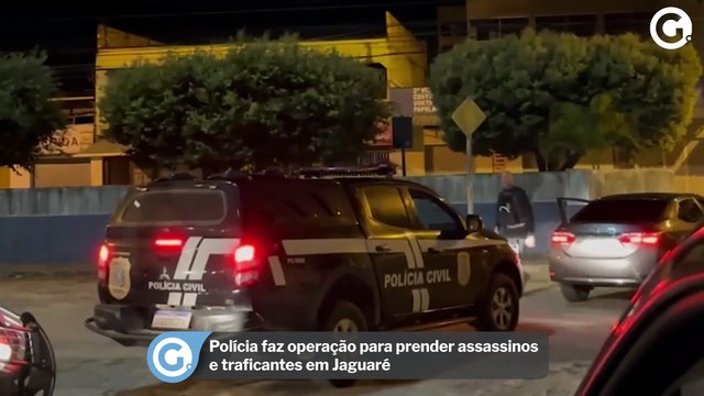 Polícia faz operação para prender assassinos e traficantes em Jaguaré