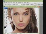Photoshop Tutorial - Removing Angelina Jolie's mouth