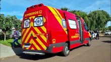 Moto enrosca em cabeamento solto na via e derruba motociclistas no XIV de Novembro