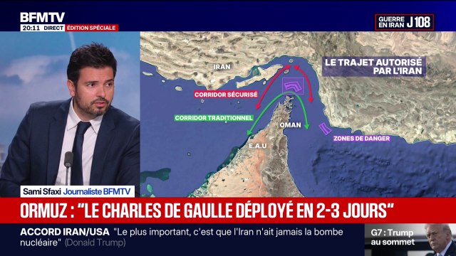 Guerre au Moyen-Orient: quels les moyens à disposition de la France pour aider les États-Unis à la sécurisation du détroit d'Ormuz?