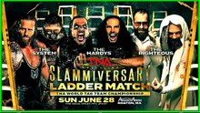 The TNA World Tag Team Championship is on the line in a three-way Ladder Match