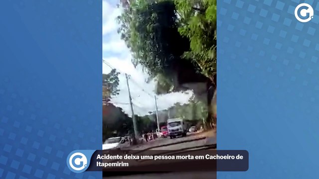 Acidente deixa uma pessoa morta em Cachoeiro de Itapemirim