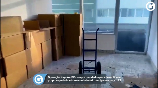 Operação Kapnós: PF cumpre mandados para desarticular grupo especializado em contrabando de cigarros para o ES