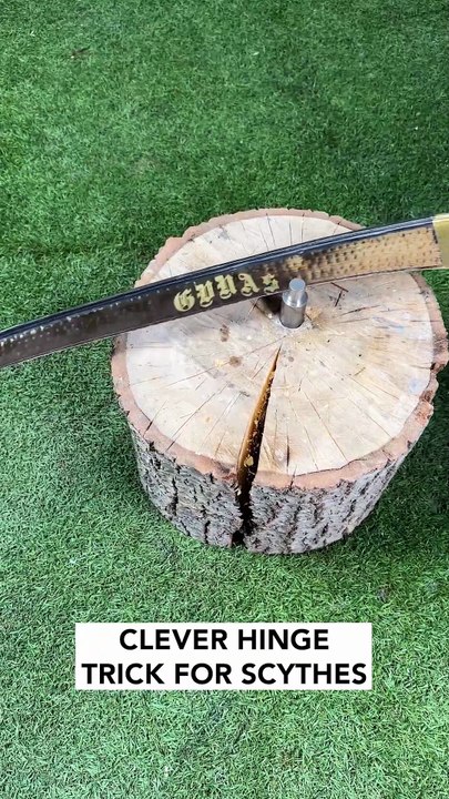 Sharpening scythes made easy🛠️