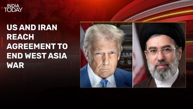 Trump, Vance, Iran Speaker sign US-Iran peace deal: Report; Trump reaches Evian for G7 Summit