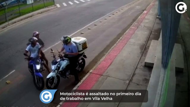 Motociclista é assaltado no primeiro dia de trabalho em Vila Velha