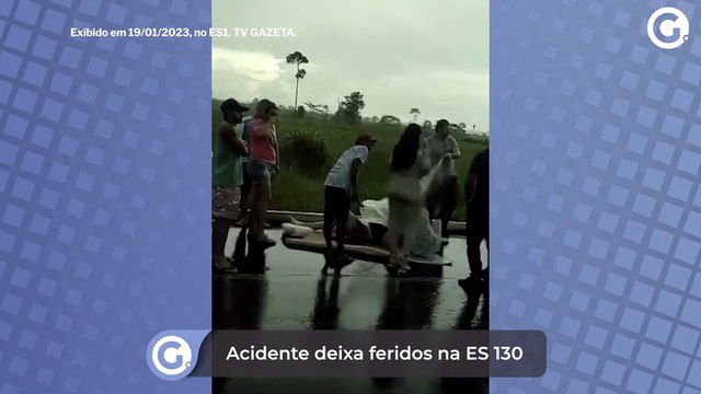 Acidente deixa feridos na ES 130