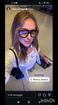 Chiara Ferragni story dalla grecia
