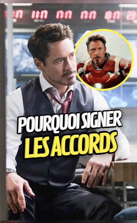 Pourquoi Tony a signé les accords ? #ironman #tonystark #captainamericacivilwar #marvel #onregardequoi