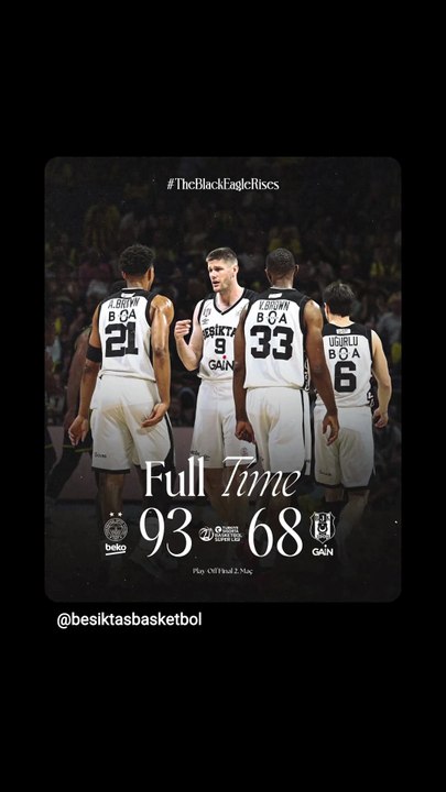 Türkiye Sigorta Basketbol Süper Ligi Play-Off Final 2. Maç  Fenerbahçe Beko 93-68 Beşiktaş GAİN
