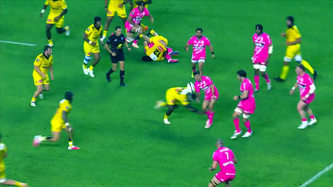 TOP 14 - Essai de Joe MARCHANT (SFP) - Stade Français Paris - Stade Rochelais