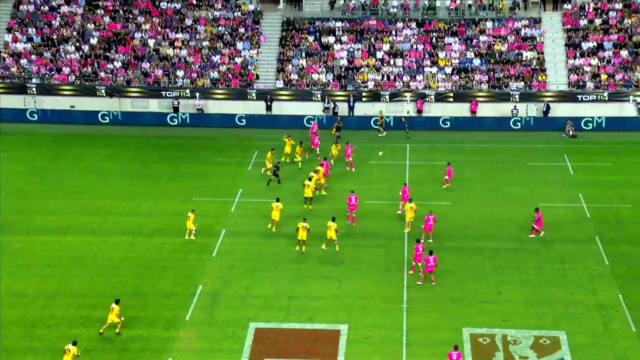 TOP 14 - Essai de Jérémy WARD (SFP) - Stade Français Paris - Stade Rochelais