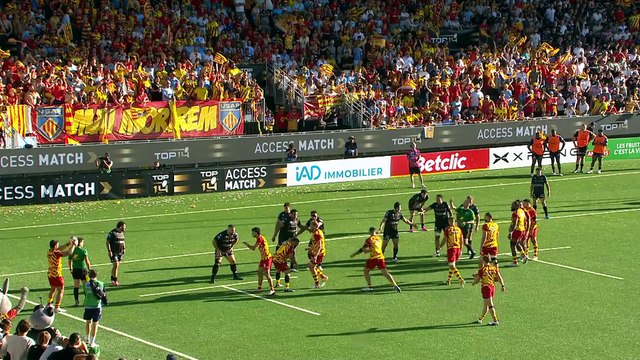 TOP 14 - Essai de Joaquin OVIEDO (USAP) - Provence Rugby - USA Perpignan