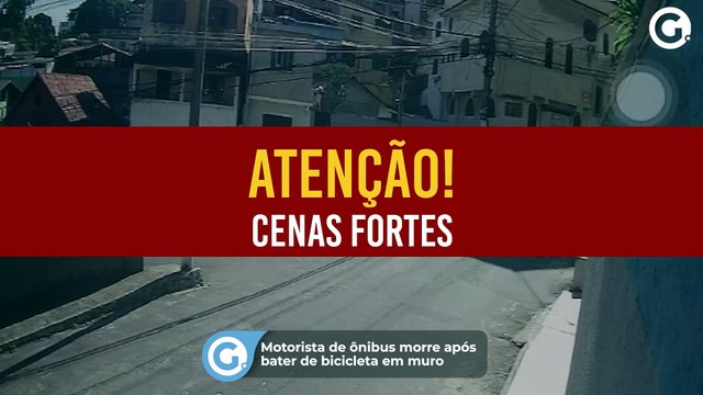 Motorista de ônibus morre após bater de bicicleta em muro