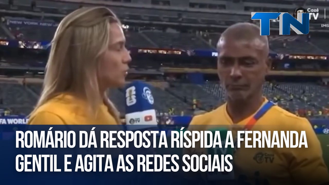 Hora da Treta | Romário dá resposta ríspida a Fernanda Gentil e agita as redes sociais
