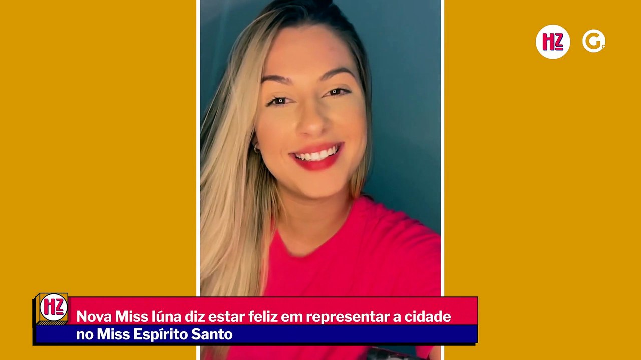 Nova Miss Iúna diz estar feliz em representar a cidade no Miss Espírito Santo