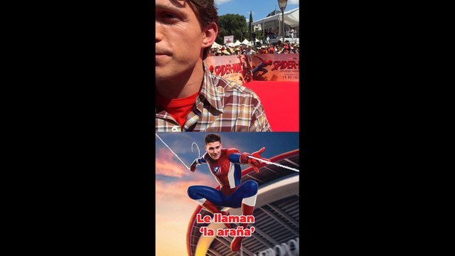 Tom Holland conoce a Julián Álvarez