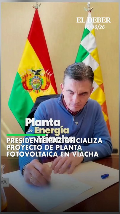 El presidente Rodrigo Paz promulgó la ley para la construcción de una planta fotovoltaica en Viacha y destacó que, junto al descubrimiento de gas en Mayaya, permitirá fortalecer la industria, la producción y la agroindustria en La Paz.