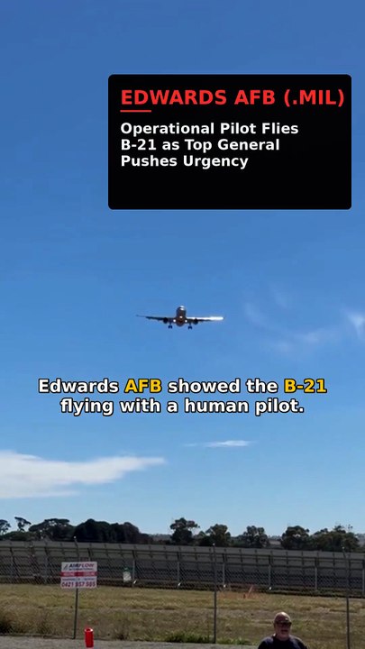 B-21 pilot: the B-2 bomber is next