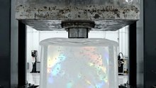 Hydraulic Press Crushing Crystal 💎💥 Extreme Satisfying Pressure Test