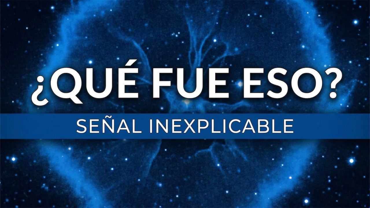 ¿Qué fue eso? La extraña señal de 2017 (2)