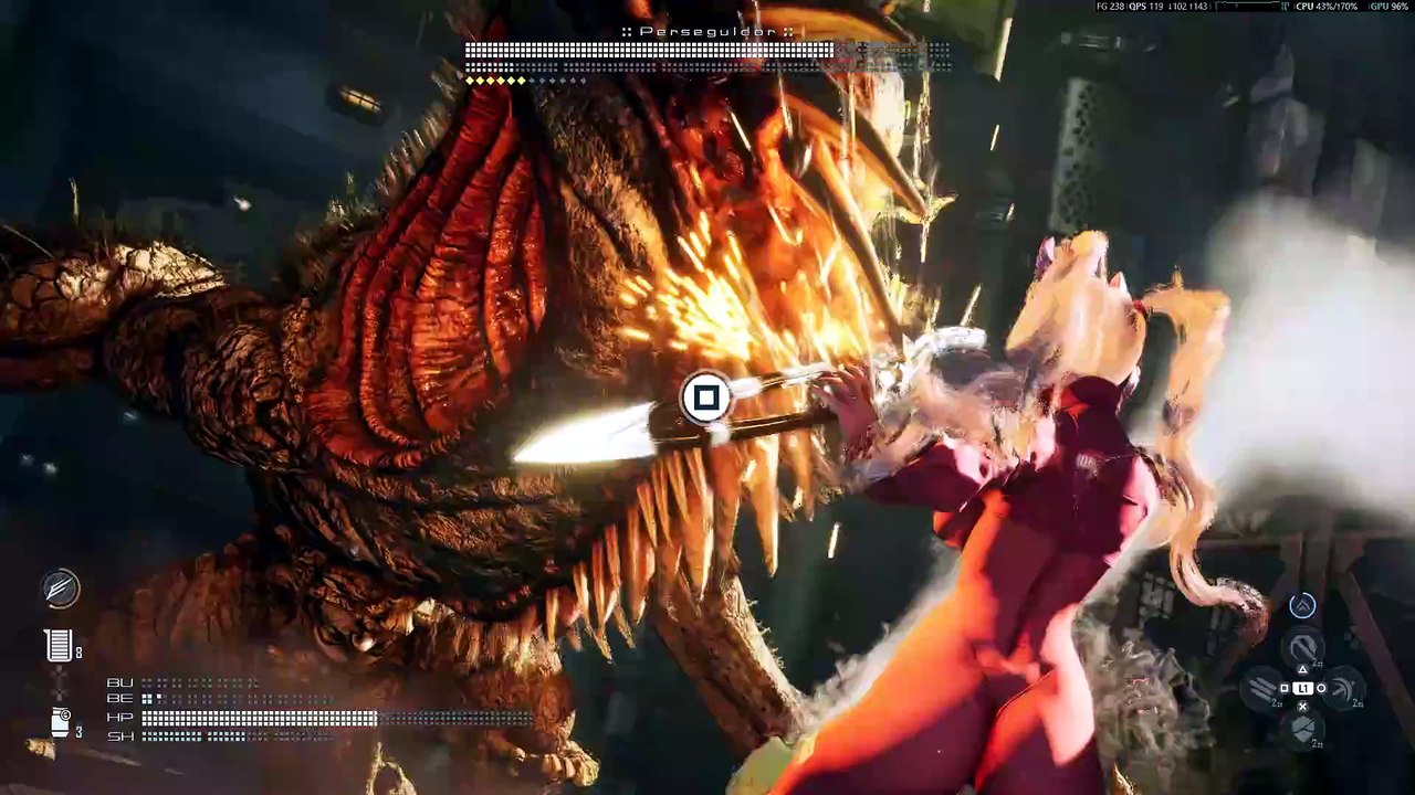 Stellar Blade perseguidor boss challenge modo dificil