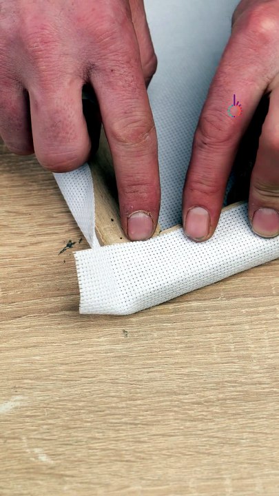 Corner folding for a clear canvas result