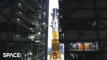 NASA's Huge Artemis 2 Rocket Begins It Crawl To The Pad In Time-Lapse