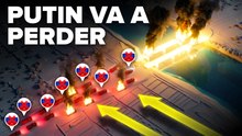 ¡50 vehículos rusos entran al puente de Crimea... 2 minutos después, desaparecen!