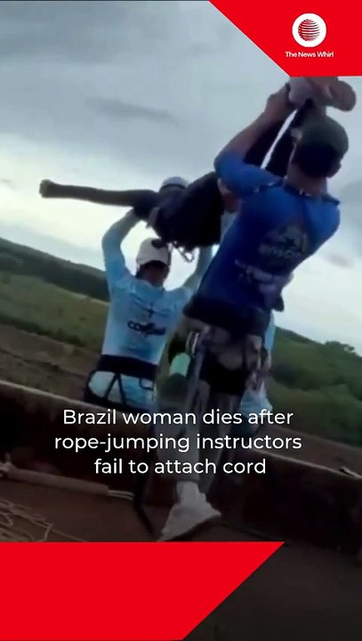 Brazil woman dies after rope-jumping
