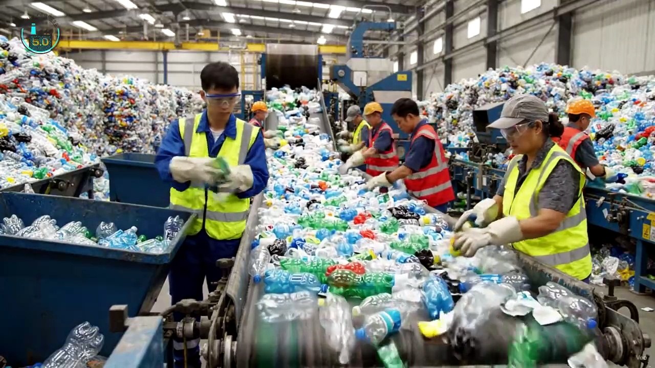 Inside the $1B Recycling Factory   Plastic Bottles to Luxury Carpets (Full Process)