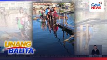 Mga mag-aaral, sumasakay sa balsa at tumatawid sa ilog para makapasok sa paaralan | Unang Balita