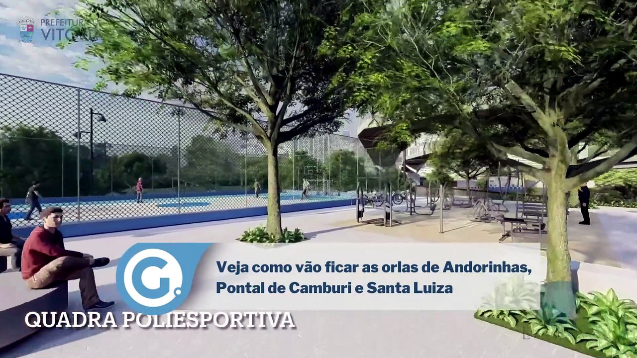 Veja como vão ficar as orlas de Andorinhas, Pontal de Camburi e Santa Luiza