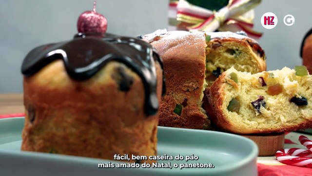 Receita de como fazer panetone caseiro
