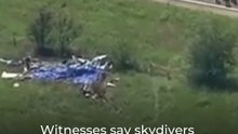 Witnesses say skydivers had no time to jump