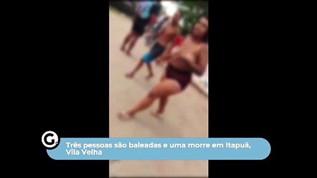 Três pessoas são baleadas e uma morre em Itapuã, Vila Velha