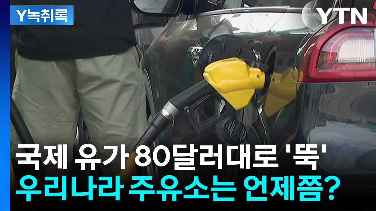 국제 유가 80달러대로 '뚝' 떨어졌는데...국내 기름값 인하 더딘 이유 [Y녹취록]...