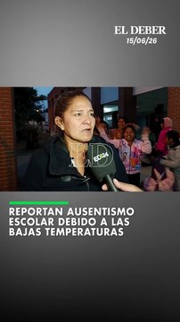 Las bajas temperaturas en Santa Cruz comienzan a afectar la asistencia escolar. EL DEBER visitó una unidad educativa de la capital cruceña, donde se confirmó una inasistencia del 30% de los estudiantes.
