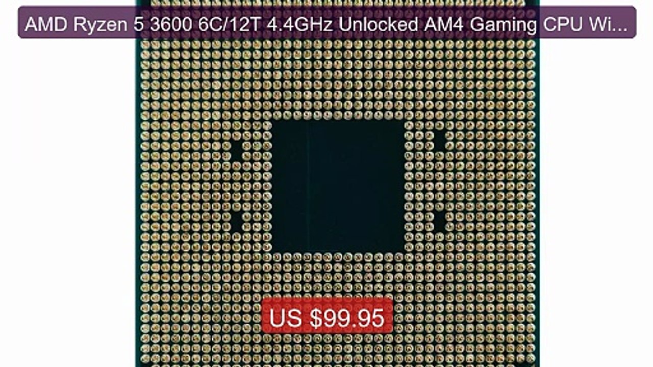 AMD Ryzen 5 3600 6C/12T 4.4GHz Unlocked AM4 Gaming CPU With... -- Top Pick 2026 | Unbeatable Price!