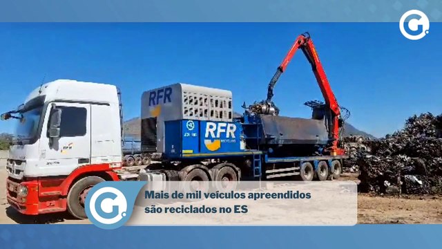 Mais de mil veículos apreendidos são reciclados no ES