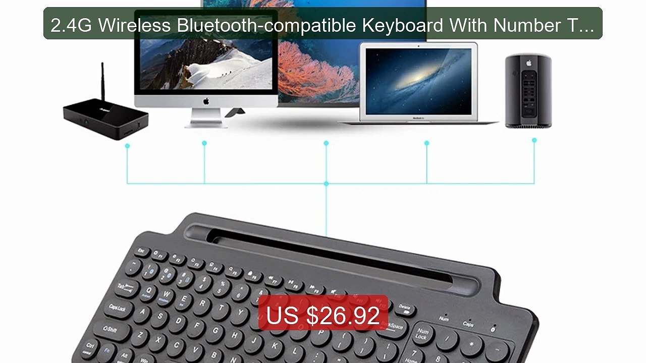 2.4G Wireless Bluetooth-compatible Keyboard With Number Touchpad M... -- Best Deal 2026 | Shop Now!