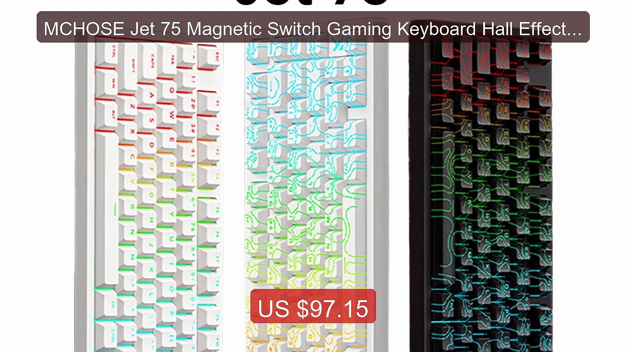 MCHOSE Jet 75 Magnetic Switch Gaming Keyboard Hall Effect Hot-... -- Hot Deal 2026 | Limited Offer!