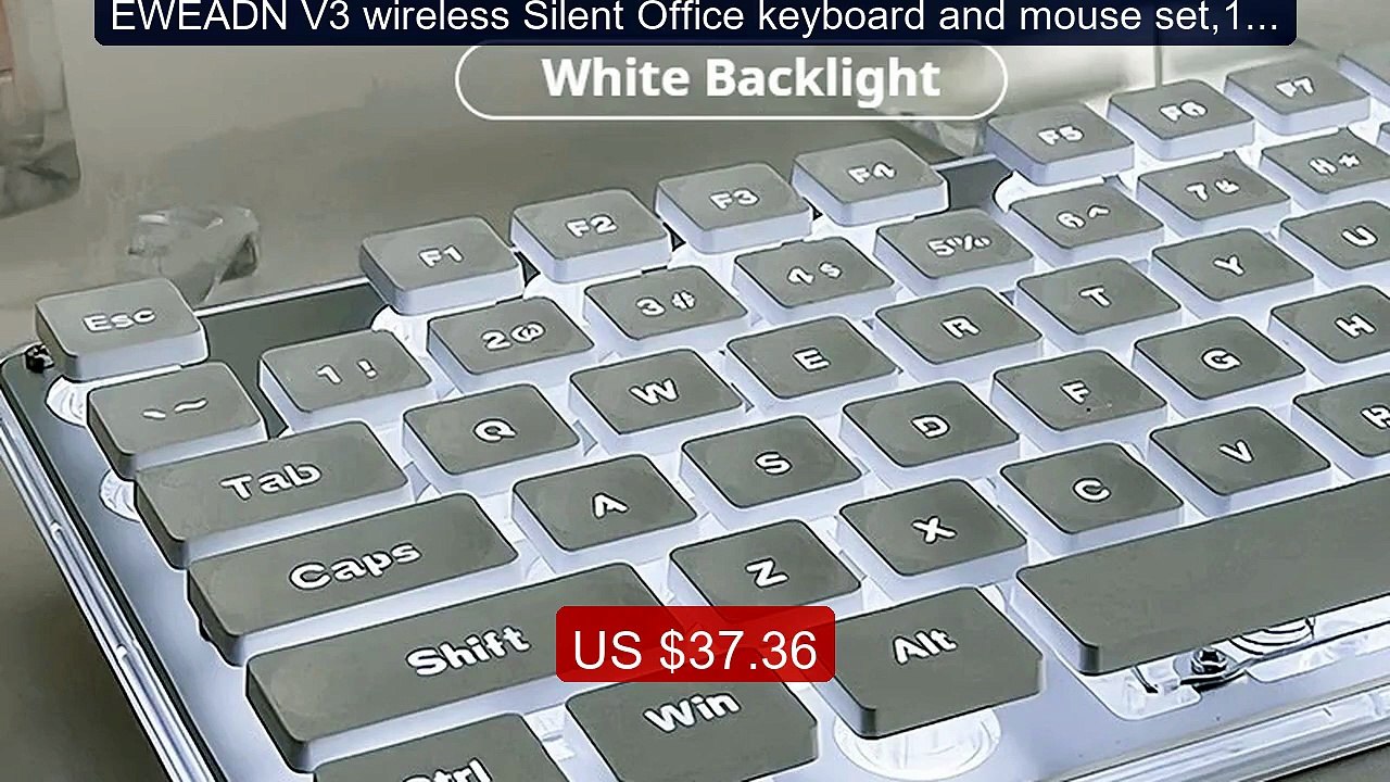 EWEADN V3 wireless Silent Office keyboard and mouse set,104 Keys F... -- Best Deal 2026 | Shop Now!