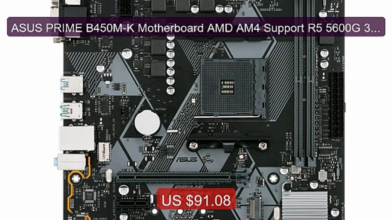 ASUS PRIME B450M-K Motherboard AMD AM4 Support R5 5600G 3600X ... -- Hot Deal 2026 | Limited Offer!